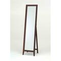 Inroom Furniture Designs Mirror Stand Walnut Finish MS-9054